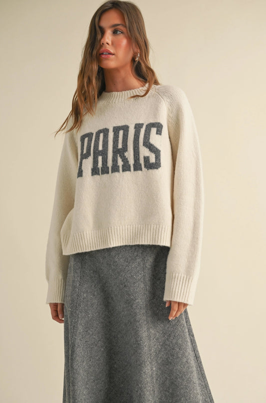 PARIS Vacation Ready Sweater