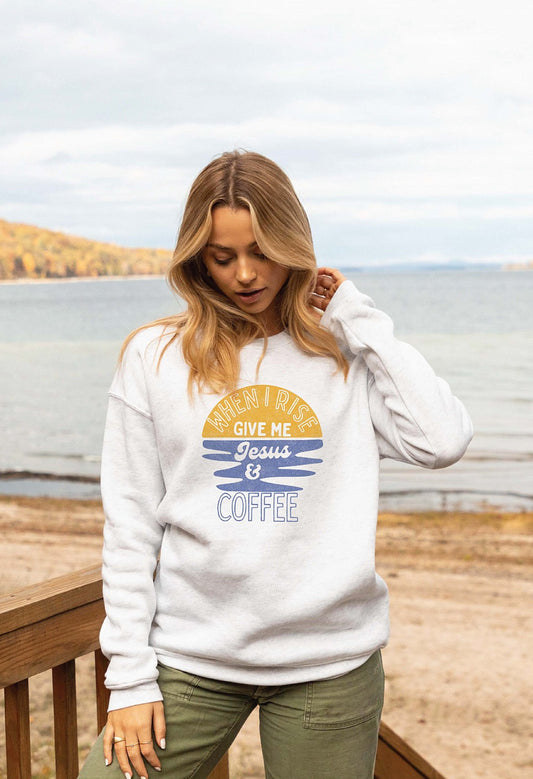 COFFEE & JESUS Crewneck, Two Colors